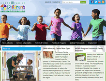 Tablet Screenshot of hoopschildrens.org